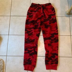 Russel Athletic Red Camo Sweatpant Jogger Size S